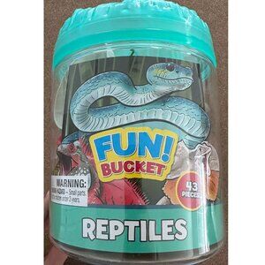 43 Pieces Reptiles. Fun Bucket